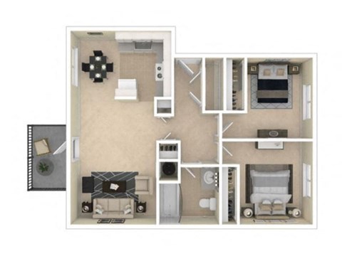 The Acres 2x1 Floor Plan